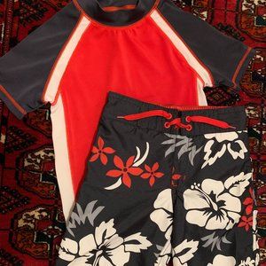 2-Piece Tropical swim suit